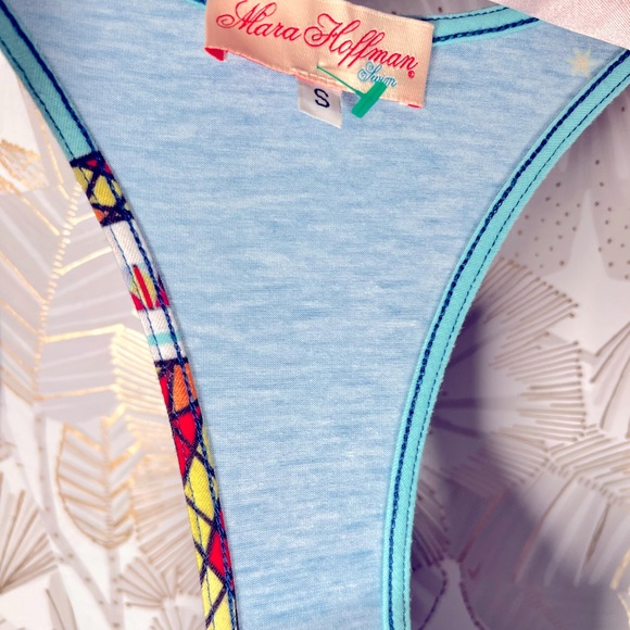 Mara Hoffman bodycon psychedelic snake print rare - Picture 2 of 7